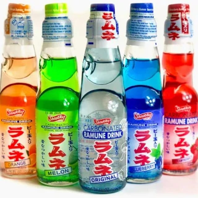 Ramune (Japanese soft drink) - $3.99.