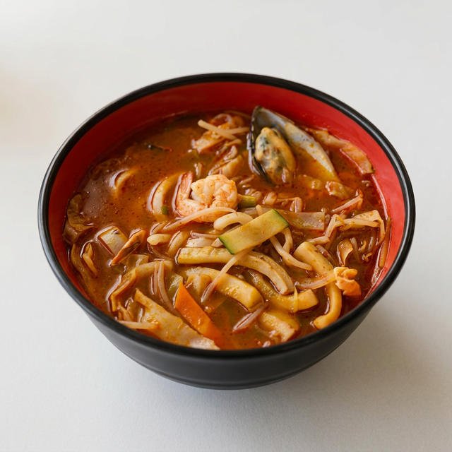 Spicy Seafood Noodle Soup.