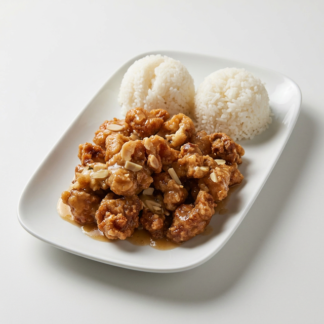 Breaded Almond Chicken (D).
