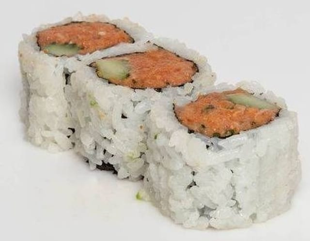 Tempura Spicy Tuna Roll.